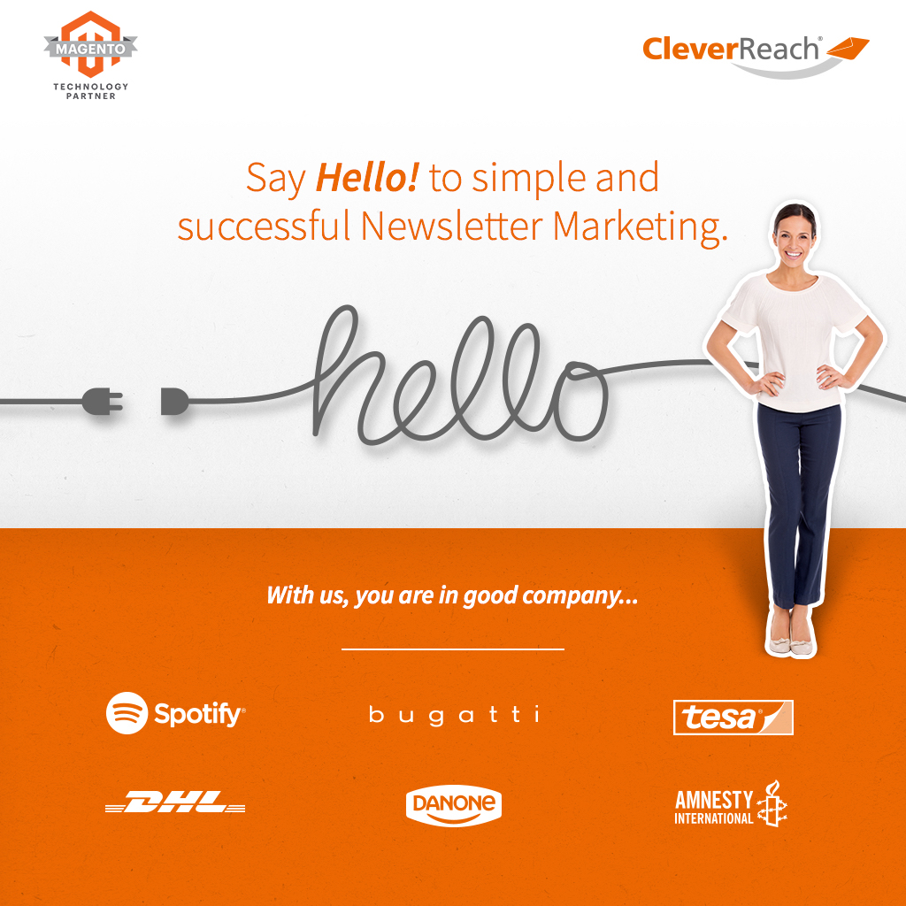 screenshot: say hello to easy email marketing