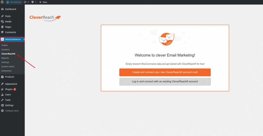 CleverReach®-WooCommerce-welcome to clever-E-Mail-Marketing