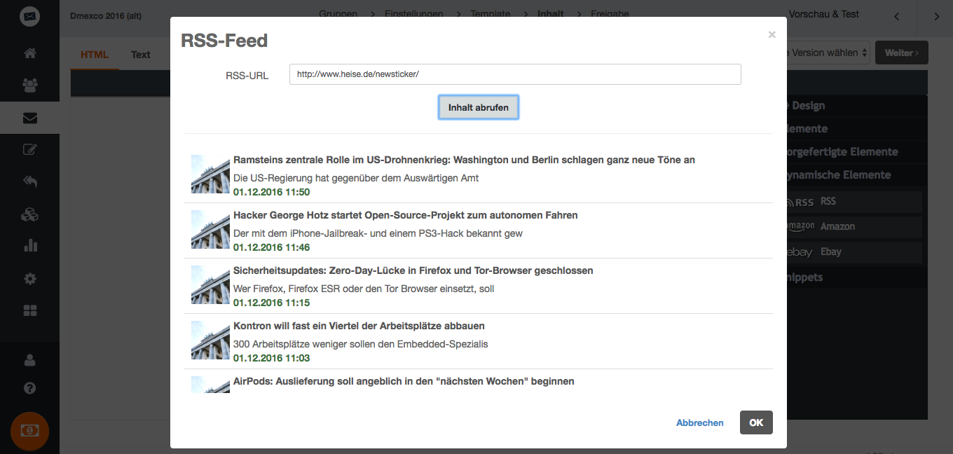 Das müssen Sie bei der Einbindung dynamischer Elemente in Ihren Newsletter beachten
