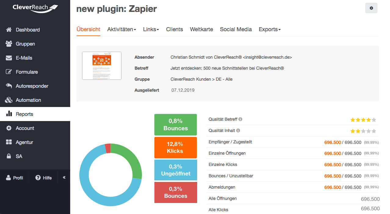 Screenshot: Warum ist es sinnvoll, Bounces automatisch zu sperren?