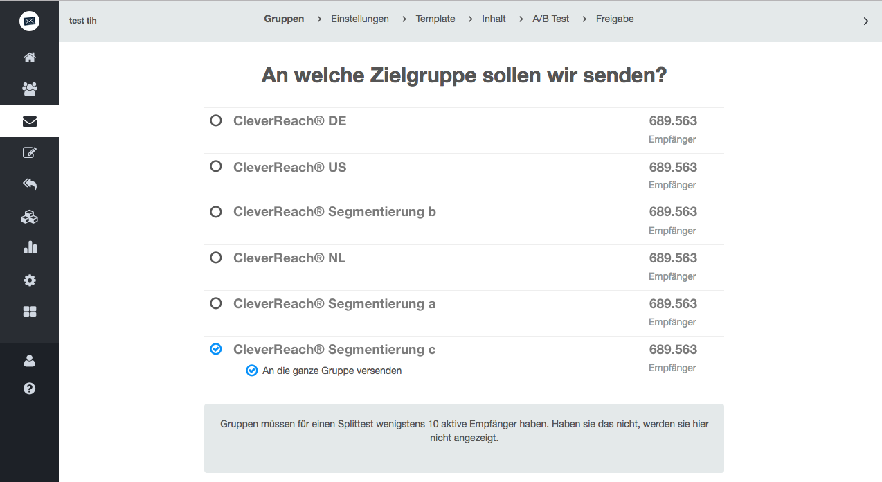 screenshot: A/B-Split-Test selbst durchführen – einfacher als Sie denken