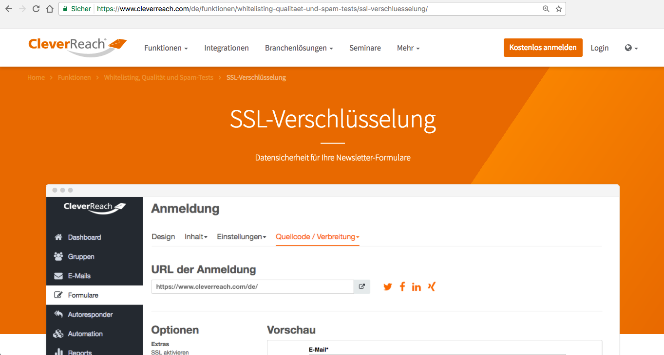 screenshot: Brauche ich ein eigenes SSL-Zertifikat?