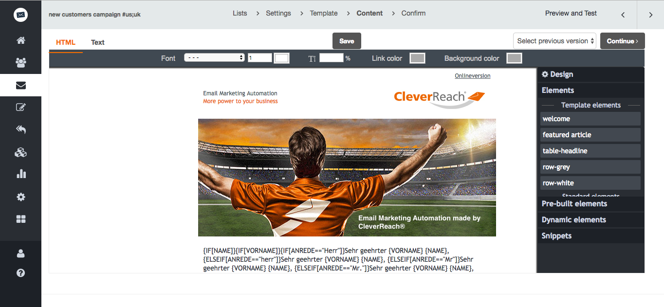 screenshot: 1. Welcome new subscribers
