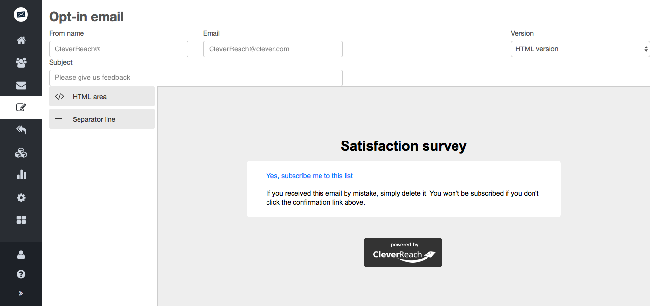 screenschot: 1. Satisfaction surveys