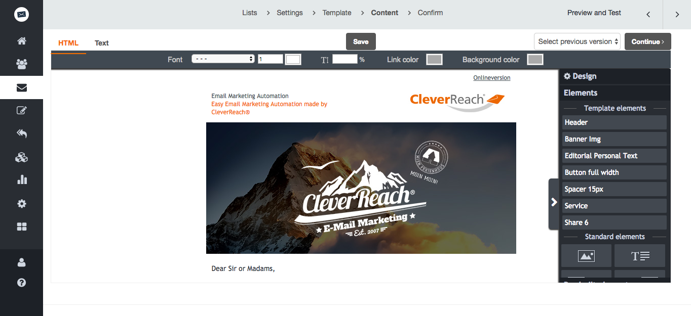 screenshot: 1. Re-engagement mailings