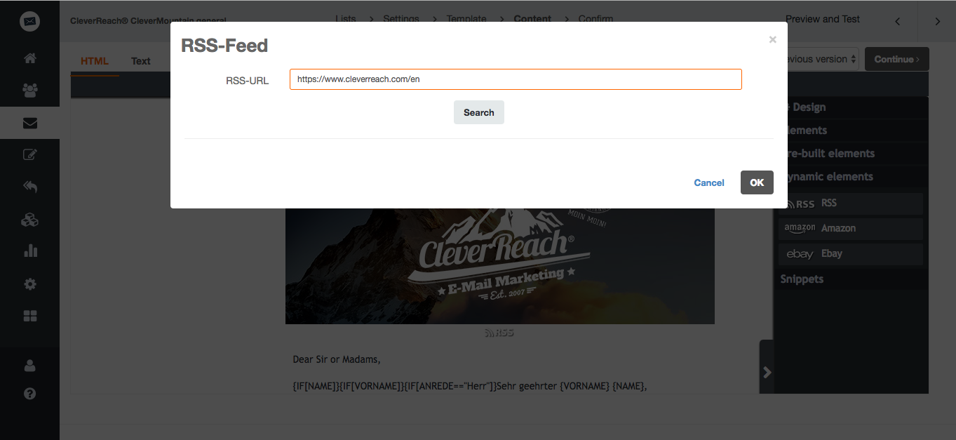 screenshot: 1. Dynamic emails