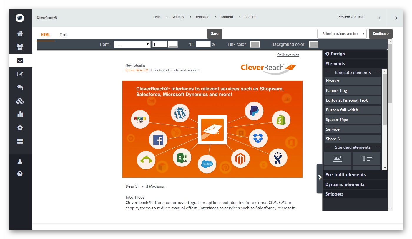 Create campaigns: Automated emails – and yet still individualized