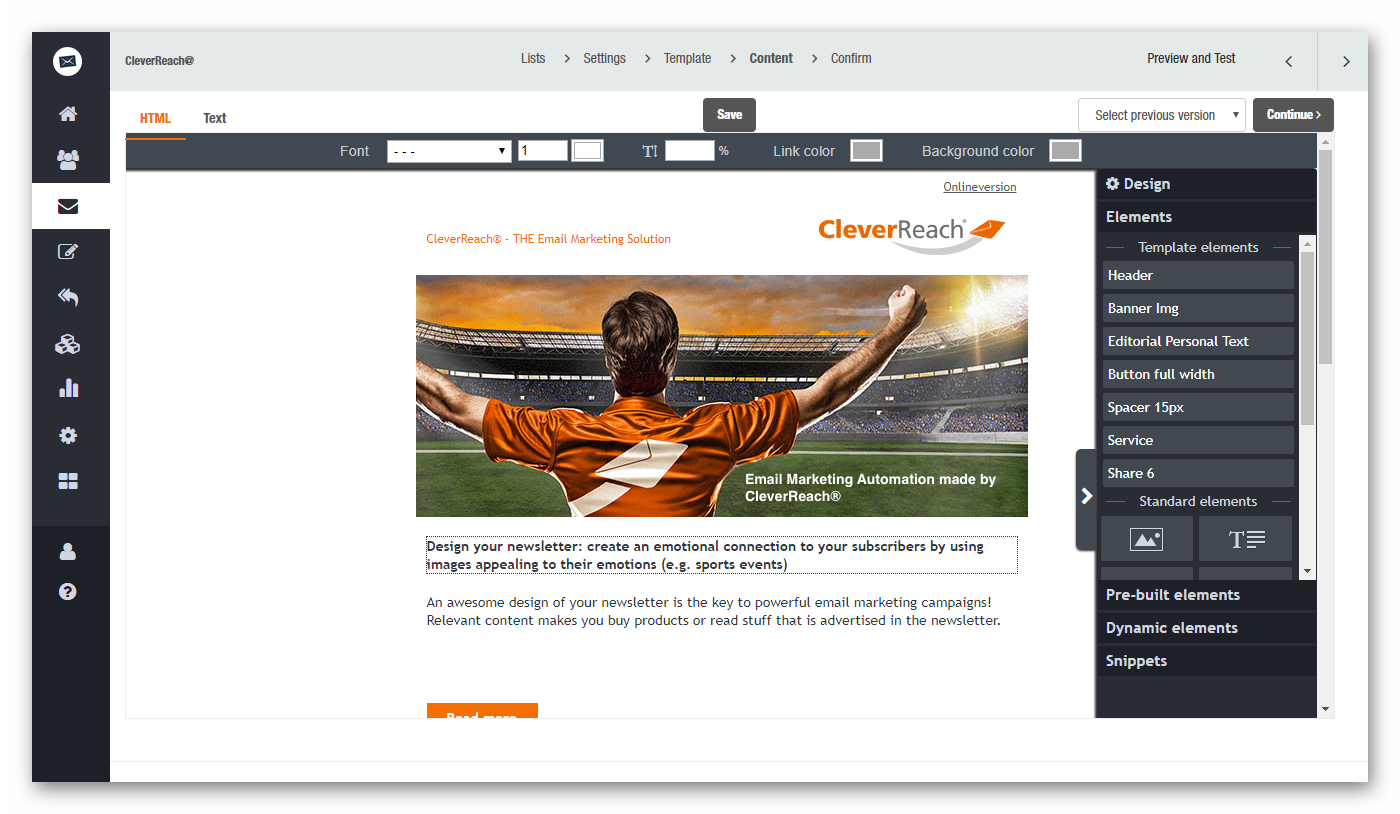An awesome design of your newsletter is the key to powerful email marketing campaigns