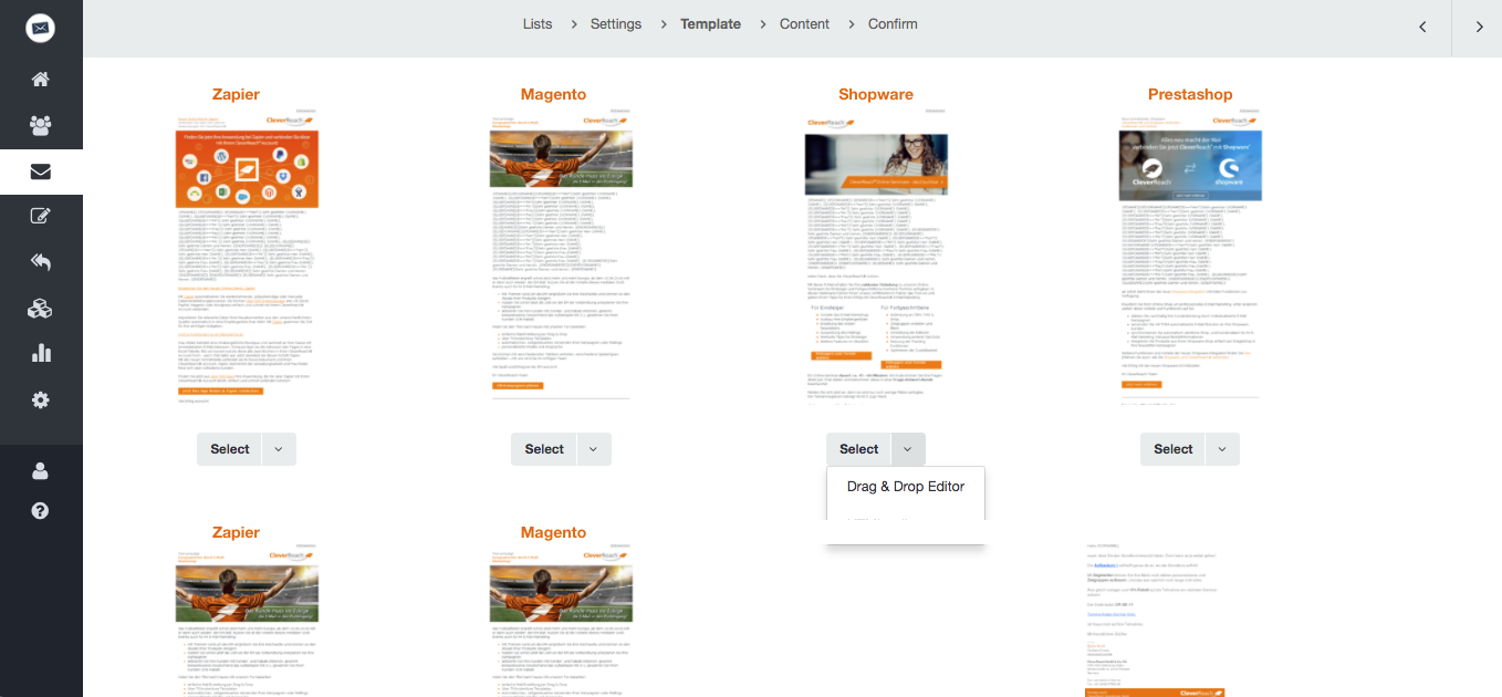 screenshot: Select your favorite editor
