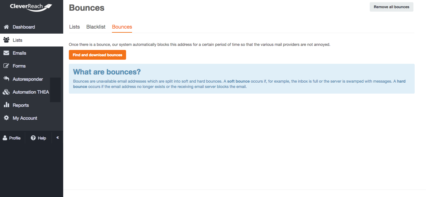 screenshot: How will you notice bounces?