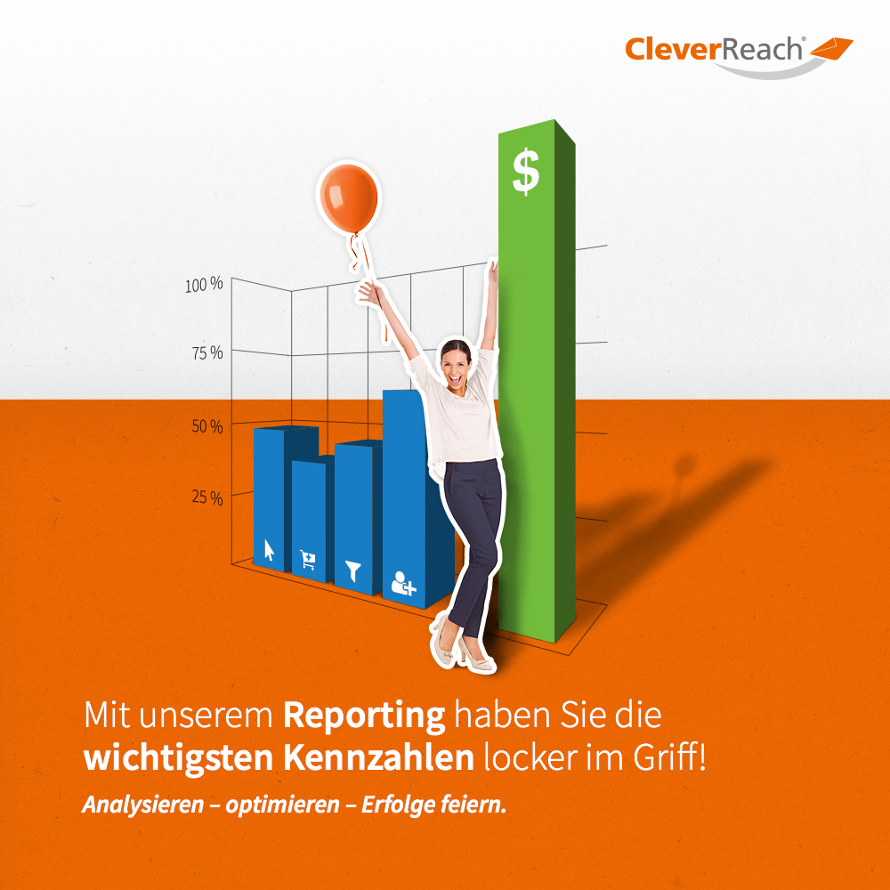bigcommerce mit cleverreach® verbinden - mit unserem reporting haben sie die wichtigsten kennzahlen locker im griff