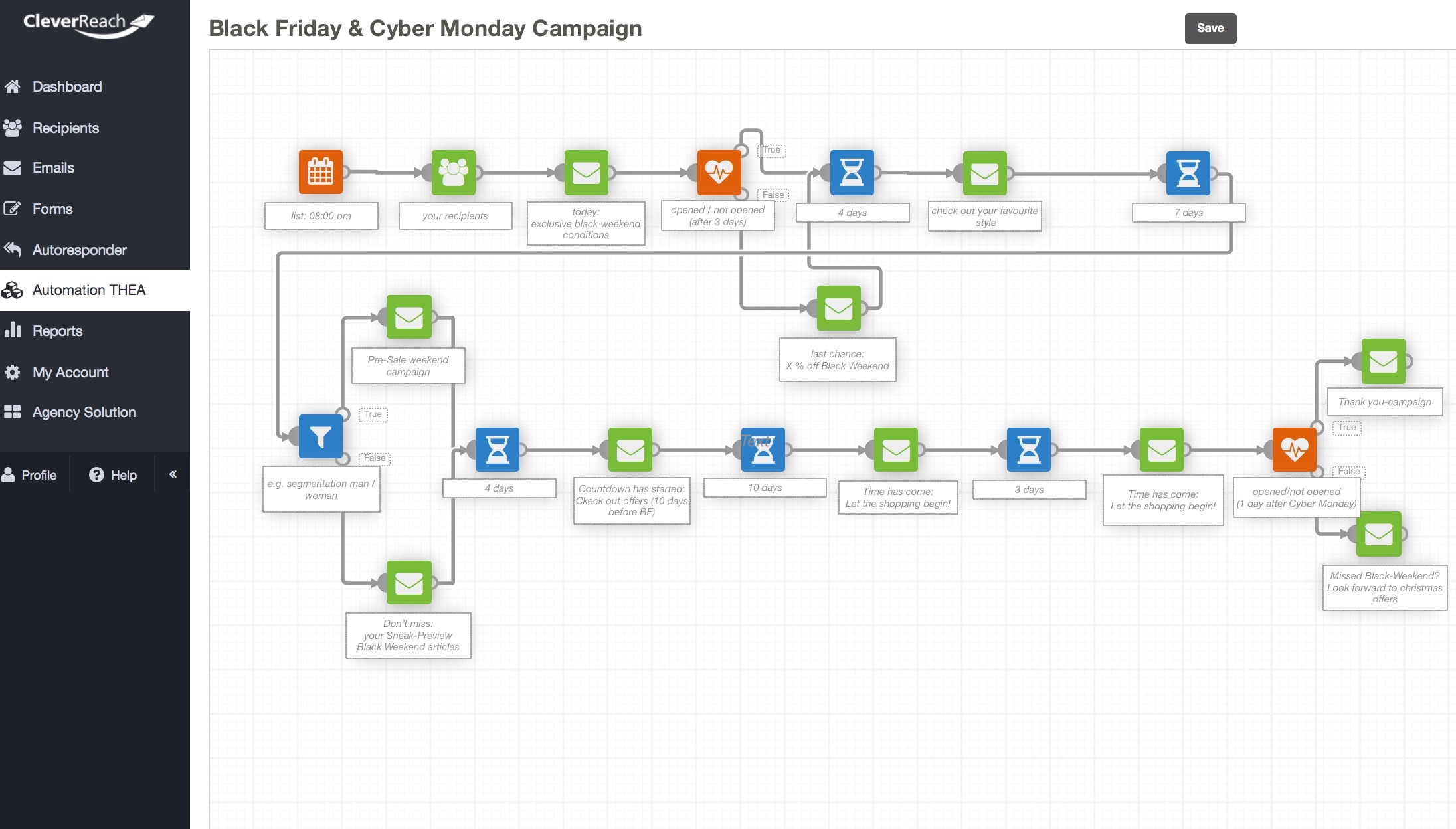 screenshot: cleverreach black friday thea en_01