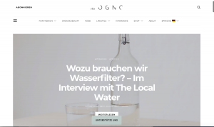 E-Mail Newsletter Adressgewinnung - Blogazine für Nachhaltigkeit - CleverReach®