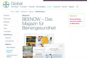 E-Mail Newsletter Adressgewinnung - Corporate Magazin als Kundenbindungstool Bayer - CleverReach®
