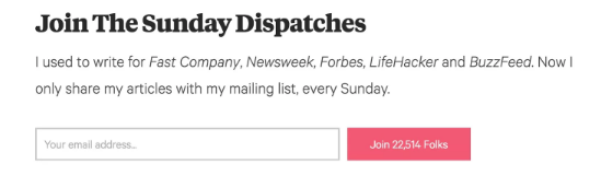 E-Mail Newsletter Adressgewinnung - In Content Aktivierung Catchline- CleverReach®