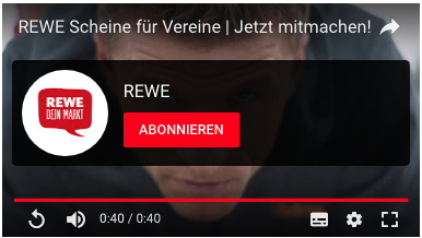 E-Mail Newsletter Marketing: Adressen gewinnen mit YouTube Beispiel Rewe - CleverReach®