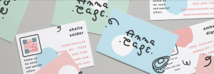 E-Mail Newsletter Marketing: Abonnenten gewinnen offline per QR-Code auf Visitenkarte 2 - CleverReach®