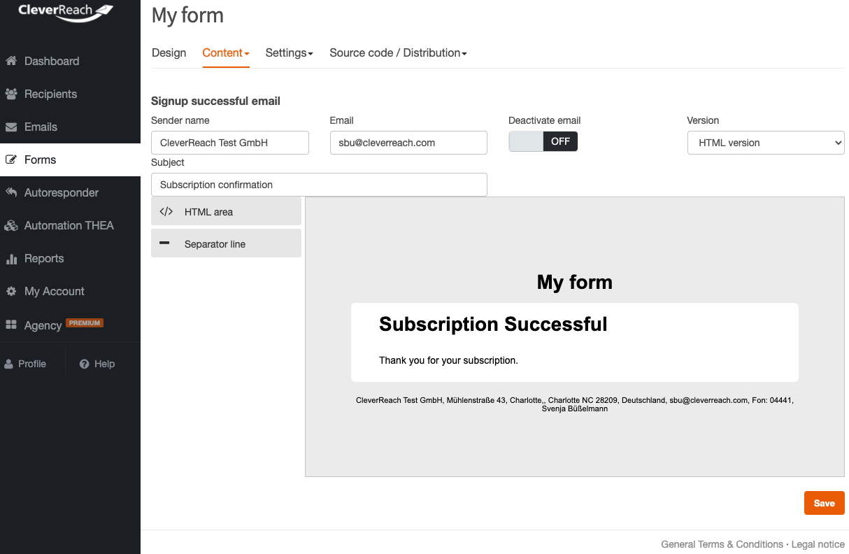 SSL Form Confirmation
