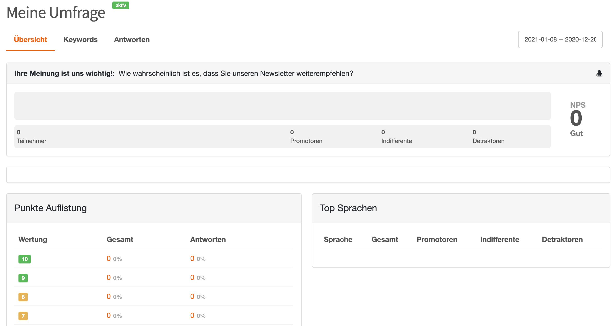 NPS-Umfrage - Ergebnisse im Umfrage-report - CleverReach®_2