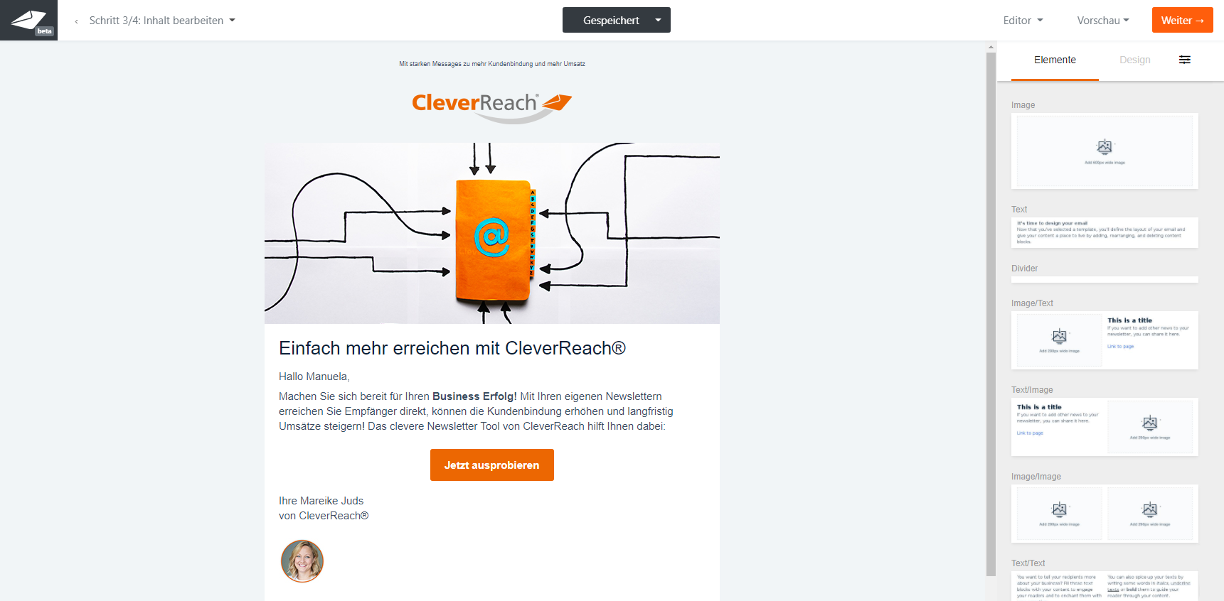 cleverreach-screenshot-newsletter-editor-emails-personalisieren